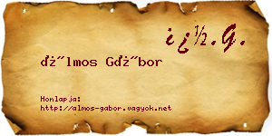 Álmos Gábor névjegykártya